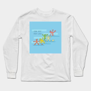 Coral reef yoga class Long Sleeve T-Shirt